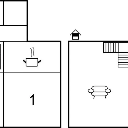 Two-bedroom In 別荘